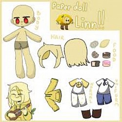 Linn Paper Doll     R$45,00