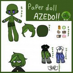 Azedo Paper Doll       R$45,00